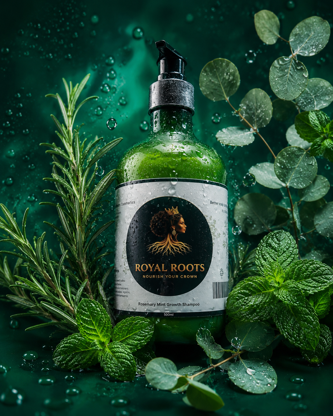 Royal Roots Rosemary Mint Growth Shampoo